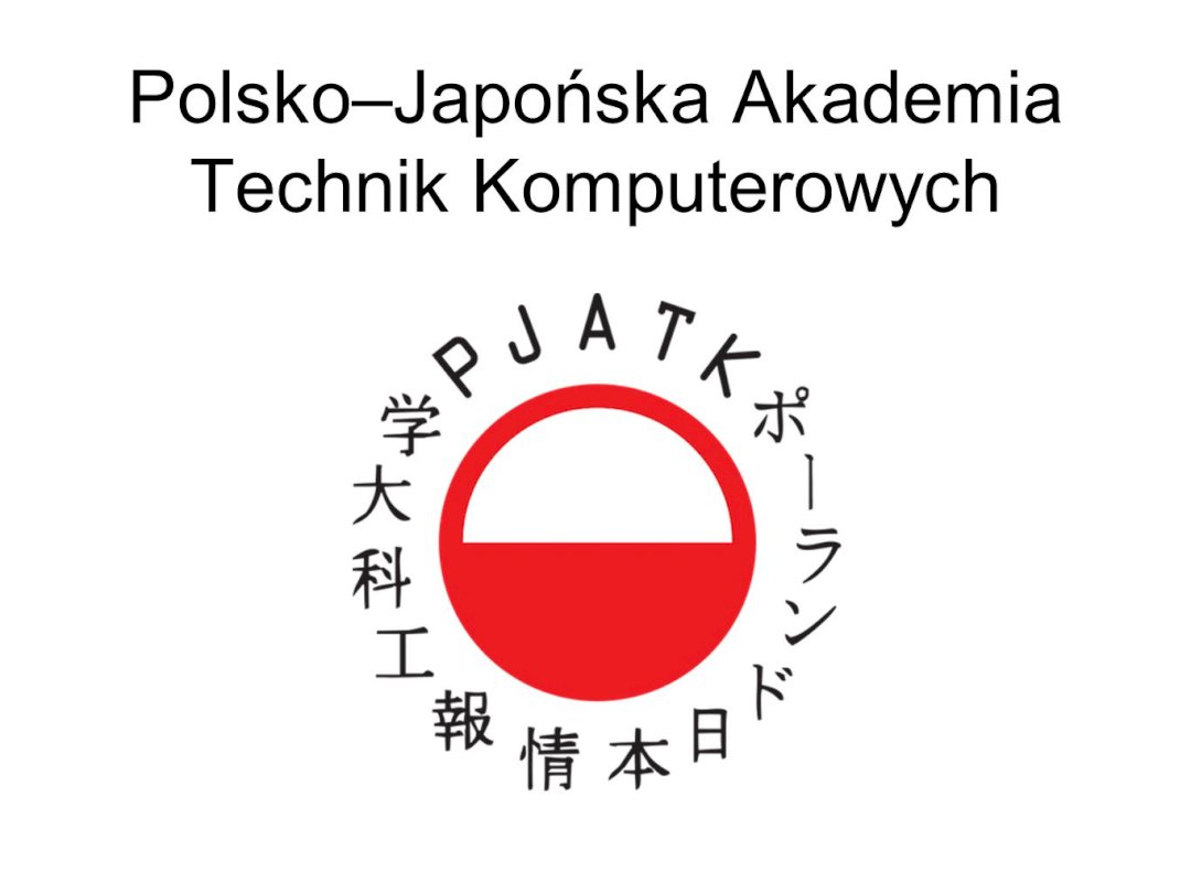 Вид логотипа - Польско-Японская Академия Информационных Технологий