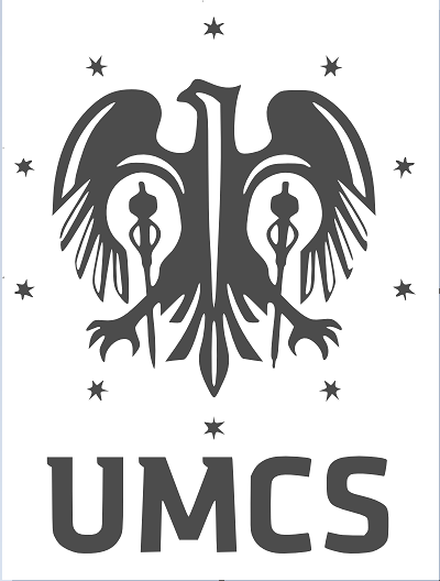 Вид логотипа Университета Марии Кюри-Склодовской в Люблине (UMCS)